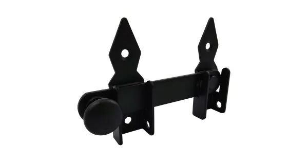 ZASUWKA DO BRAM ZAMKNIĘCIE DO FURTKI OGRODOWEJ CZARNE WOGO 120 DOMAX