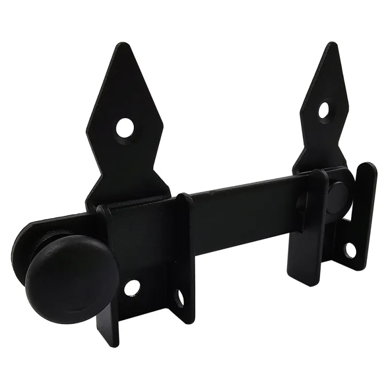 ZASUWKA DO BRAM ZAMKNIĘCIE DO FURTKI OGRODOWEJ CZARNE WOGO 120 DOMAX