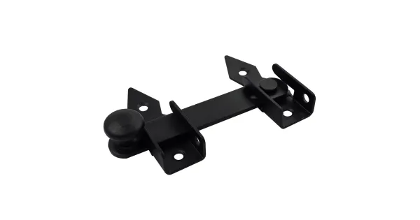 ZASUWKA DO BRAM ZAMKNIĘCIE DO FURTKI OGRODOWEJ CZARNE WOGO 120 DOMAX