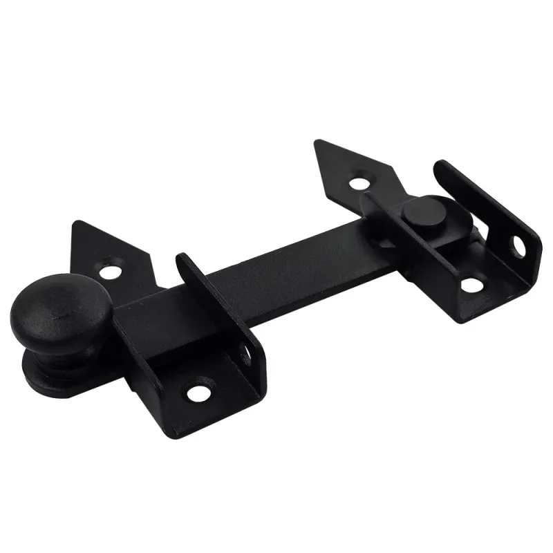 ZASUWKA DO BRAM ZAMKNIĘCIE DO FURTKI OGRODOWEJ CZARNE WOGO 120 DOMAX