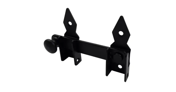 ZASUWKA DO BRAM ZAMKNIĘCIE DO FURTKI OGRODOWEJ CZARNE WOGO 120 DOMAX