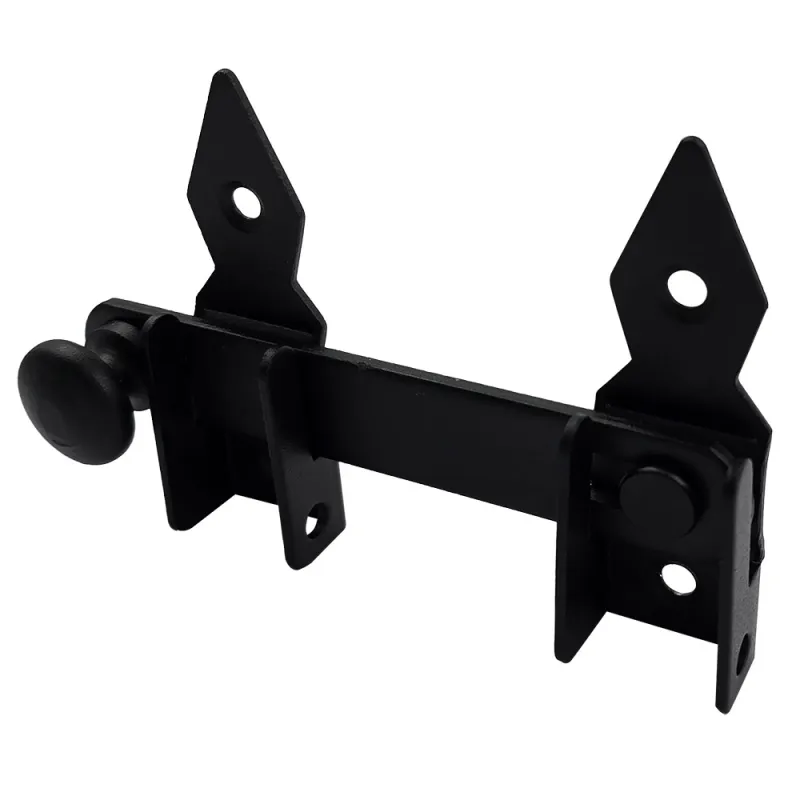 ZASUWKA DO BRAM ZAMKNIĘCIE DO FURTKI OGRODOWEJ CZARNE WOGO 120 DOMAX