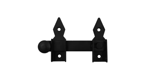 ZASUWKA DO BRAM ZAMKNIĘCIE DO FURTKI OGRODOWEJ CZARNE WOGO 120 DOMAX