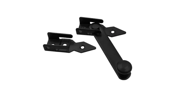 ZASUWKA DO BRAM ZAMKNIĘCIE DO FURTKI OGRODOWEJ CZARNE WOGO 120 DOMAX