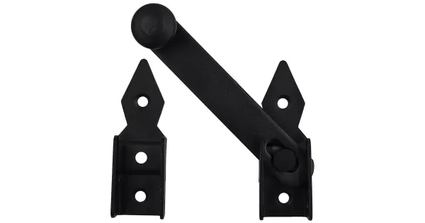 ZASUWKA DO BRAM ZAMKNIĘCIE DO FURTKI OGRODOWEJ CZARNE WOGO 120 DOMAX