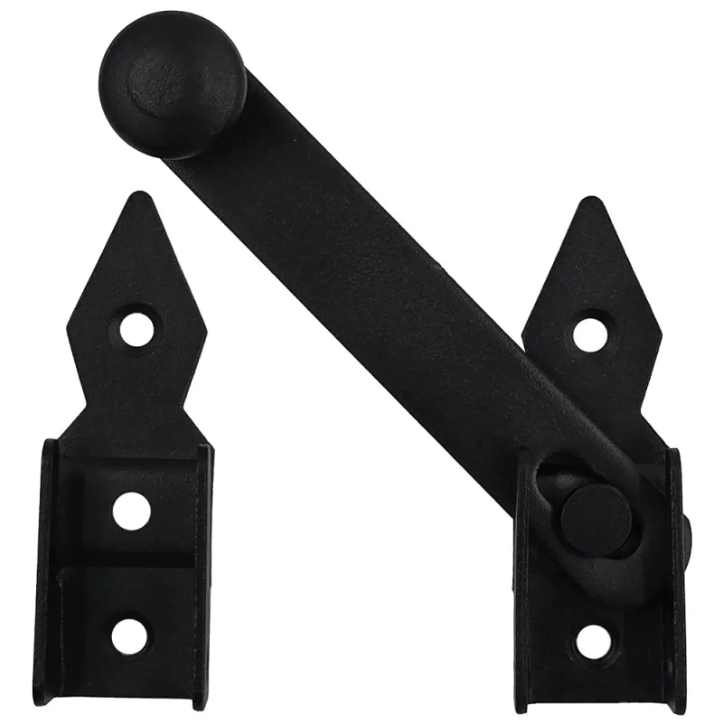 ZASUWKA DO BRAM ZAMKNIĘCIE DO FURTKI OGRODOWEJ CZARNE WOGO 120 DOMAX