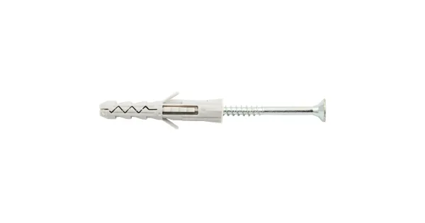 KOŁKI ROZPOROWE 10x50 Z WKRĘTEM 5x50 STOŻKOWE PZ2  DYBLE 100szt KLIMAS KRX-105050