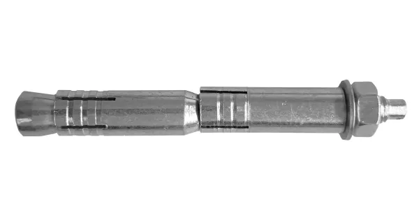 KOTWA STALOWA 10x150 DO BETONU DWUROZPOROWA Z NAKRĘTKĄ PODKŁADKOWĄ 20szt    KLIMAS LTP-10150