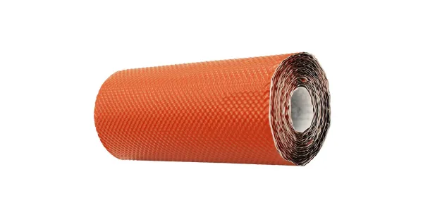 TAŚMA KOMINOWA OPIERZENIOWA 300mm DO OBRÓBKI KOMINA 5mb CEGLASTA RAL8004 3D