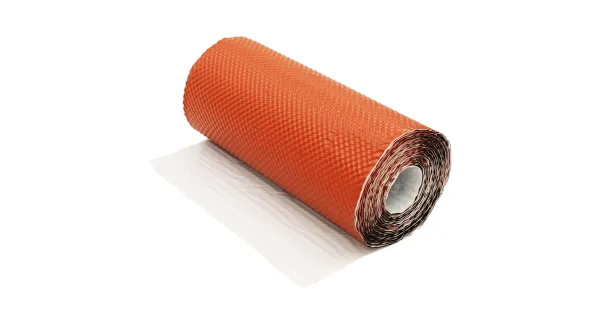 TAŚMA KOMINOWA OPIERZENIOWA 300mm DO OBRÓBKI KOMINA 5mb CEGLASTA RAL8004 3D