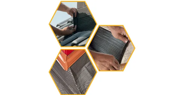 TAŚMA KOMINOWA OPIERZENIOWA 300mm DO OBRÓBKI KOMINA 5mb GRAFITOWA RAL7016 3D PREMIUM