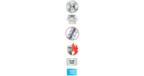 KOŁKI ROZPOROWE RAMOWE 10x120 KLUCZYK TORX BLISTER 3szt KLIMAS BKPK-10115