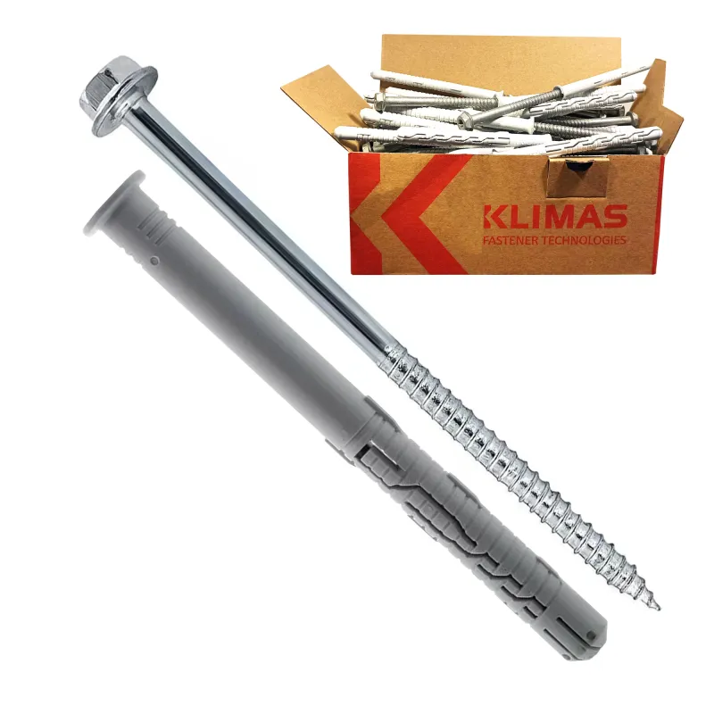 KOŁKI ROZPOROWE RAMOWE 10x140 KLUCZYK TORX 25szt KPR-FAST-10140K KLIMAS