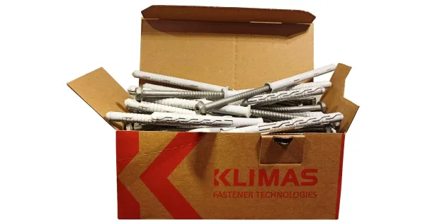 KOŁKI ROZPOROWE RAMOWE 12x330 KLUCZYK TORX 20szt KPR-FAST-12330K KLIMAS