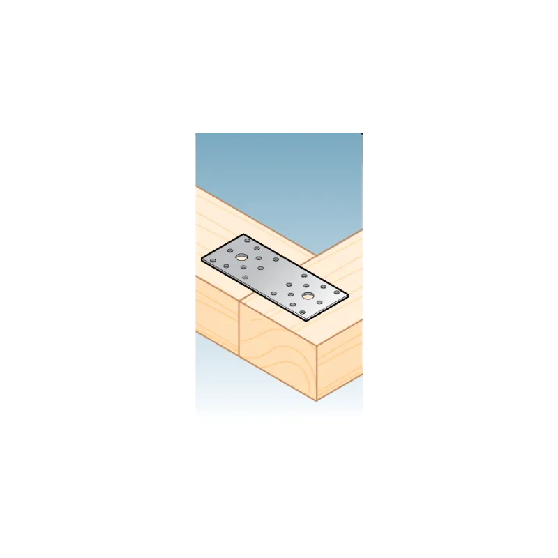 LP1 ŁĄCZNIK PŁASKI CIESIELSKI PŁYTKA 100x35x2,5 PŁASKOWNIK 10szt DOMAX