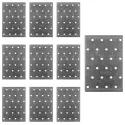 PP33 PŁYTKA PERFOROWANA ŁĄCZNIK CIESIELSKI 80x120x2 10szt PŁASKOWNIK DOMAX