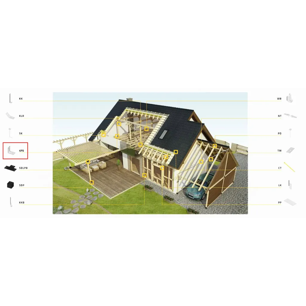 KPS3 KĄTOWNIK MONTAŻOWY 90x50x55x1,5 1szt