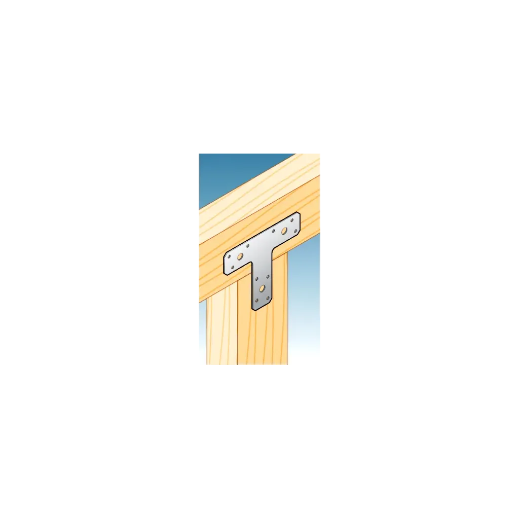 KT1 ŁĄCZNIK TYPU T KĄTOWNIK PŁASKI 70x50x16 1szt
