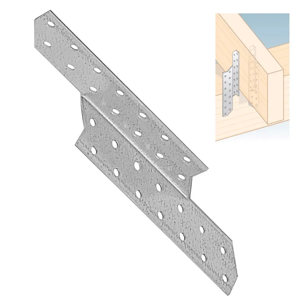 LK3 ŁĄCZNIK KROKWIOWY 210x32x2 LEWY 1szt OCYNK