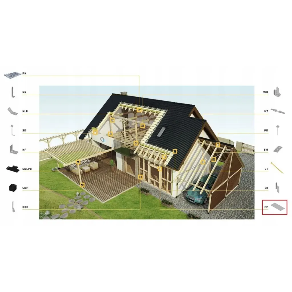 PP1 PŁYTKA PERFOROWANA 40x80x2 1szt