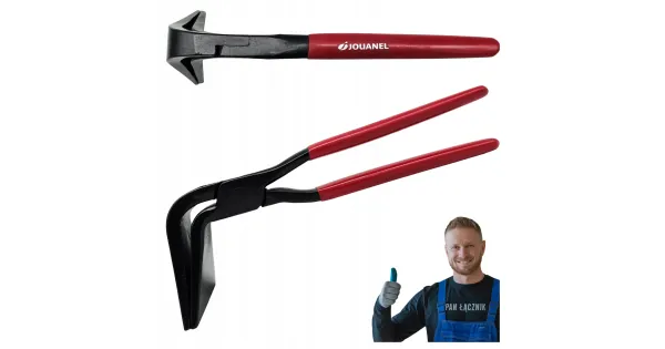 Kleszcze Szczypce Blacharskie Szerokie 80mm Głębokość 60mm Kątowe 90° Jouanel