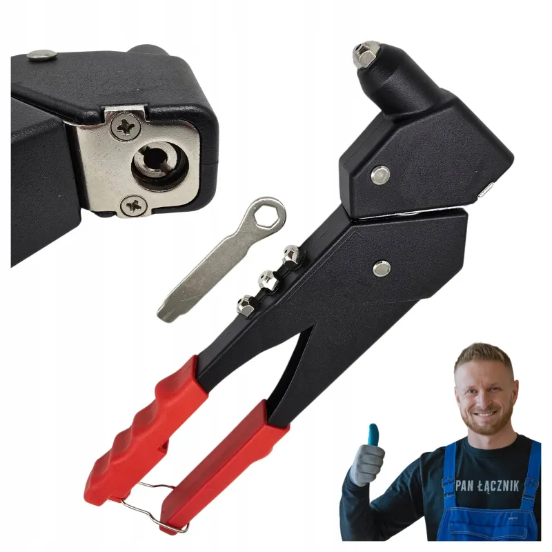 Nitownica Obrotowa Do Nitów Stalowych Aluminiowych 2,4-4,8 mm Jouanel