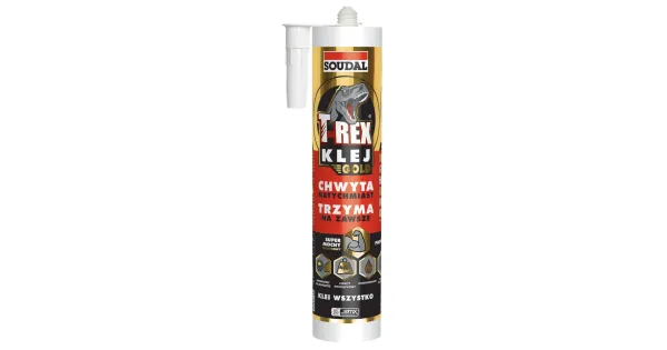 KLEJ MONTAŻOWY T-REX GOLD MOCNY HYBRYDOWY 290ml SOUDAL
