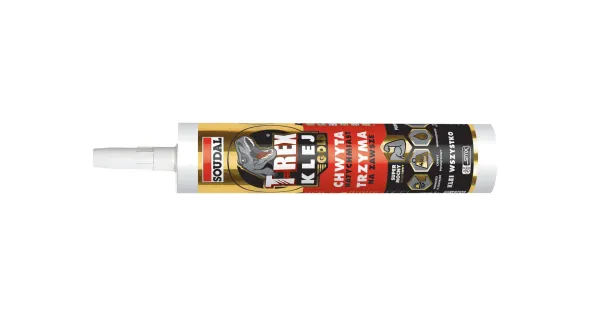 KLEJ MONTAŻOWY T-REX GOLD MOCNY HYBRYDOWY 290ml SOUDAL