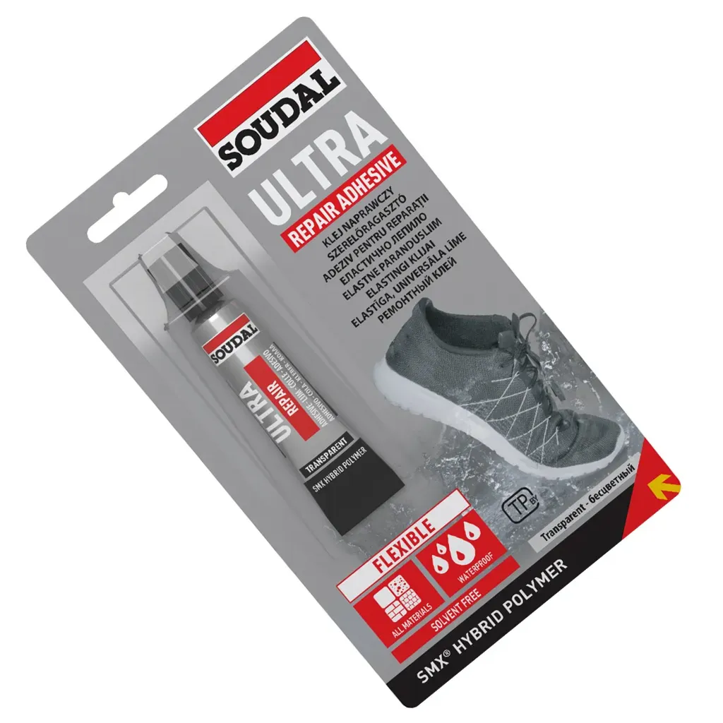 KLEJ NAPRAWCZY HYBRYDOWY ULTRA REPAIR MOCNY SZYBKOSCHNĄCY 20ml SOUDAL