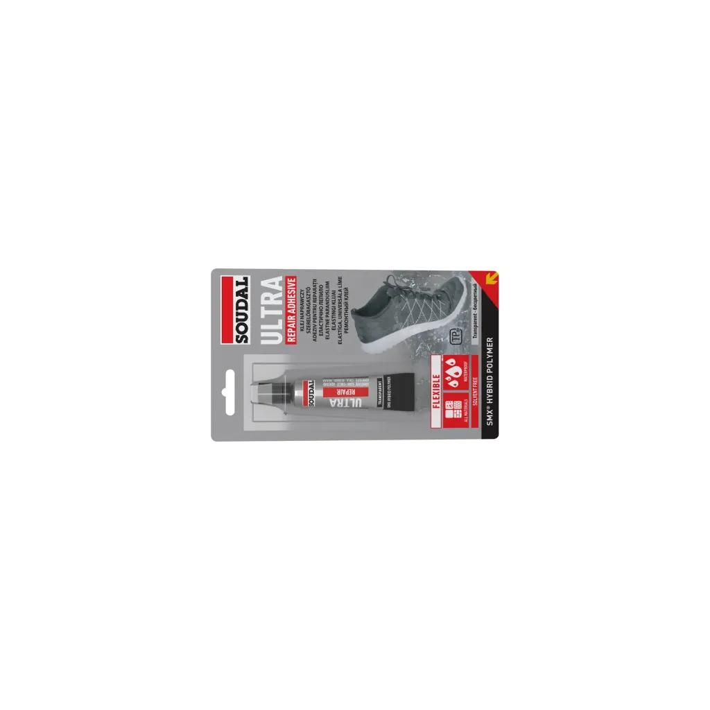 KLEJ NAPRAWCZY HYBRYDOWY ULTRA REPAIR MOCNY SZYBKOSCHNĄCY 20ml SOUDAL