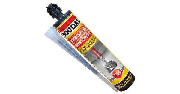 KOTWA CHEMICZNA SOUDAFIX P300-SF BŁYSKAWICZNIE WIĄŻĄCA 280ml SOUDAL