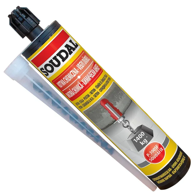 KOTWA CHEMICZNA SOUDAFIX P300-SF BŁYSKAWICZNIE WIĄŻĄCA 280ml SOUDAL