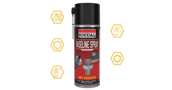 PREPARAT WAZELINOWY SMARUJĄCY VASELINE SPRAY 400 ml SOUDAL