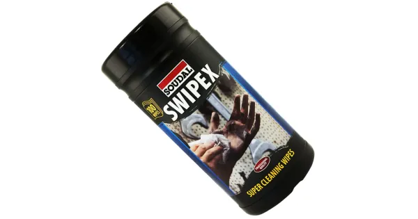 ŚCIERECZKI CZYSZCZĄCE NASĄCZONE SWIPEX 100szt SOUDAL