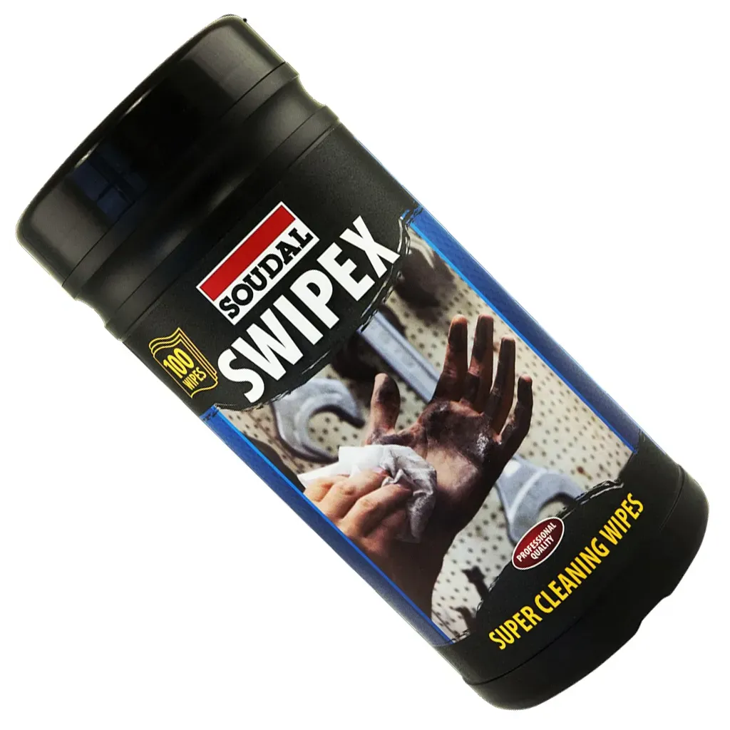 ŚCIERECZKI CZYSZCZĄCE NASĄCZONE SWIPEX 100szt SOUDAL