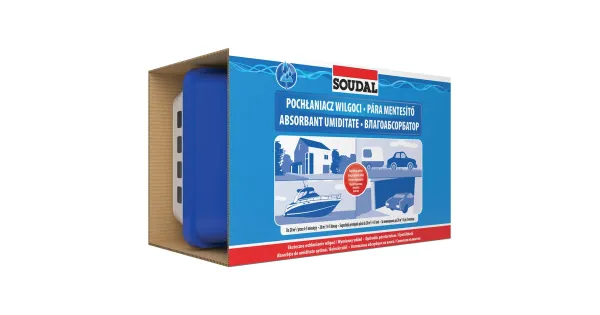 POCHŁANIACZ WILGOCI OSUSZACZ POWIETRZA 1kg SOUDAL