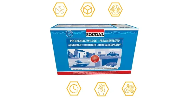 POCHŁANIACZ WILGOCI OSUSZACZ POWIETRZA 450g SOUDAL