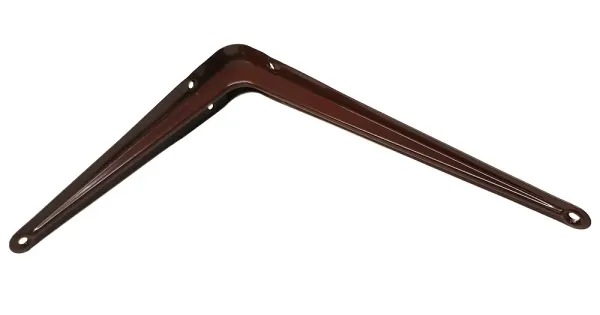 WSPORNIK PÓŁKI BRĄZOWY WZMOCNIONY 225x175 PODPORA STALOWY WS225/175 DOMAX