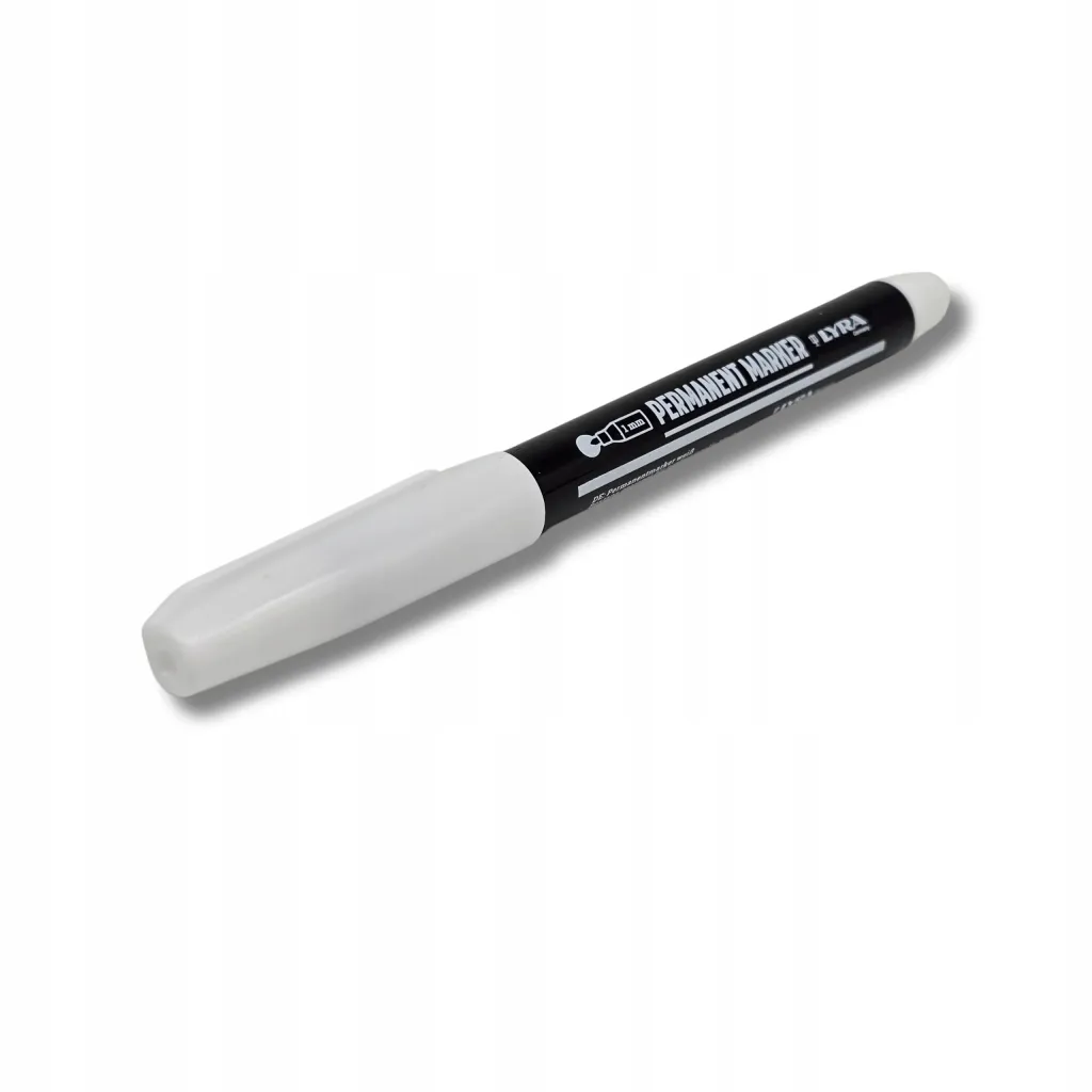 Marker Budowlany Permanentny Szybkoschnący Odporny na UV Lyra Biały 1 mm