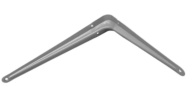WSPORNIK PÓŁKI SZARY WZMOCNIONY 225x175 PODPORA STALOWY WS225/175 DOMAX