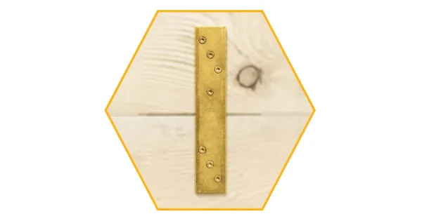 LG1 ŁĄCZNIK PŁASKI PŁASKOWNIK CIESIELSKI 170x30x3 PŁYTKA DOMAX 1szt