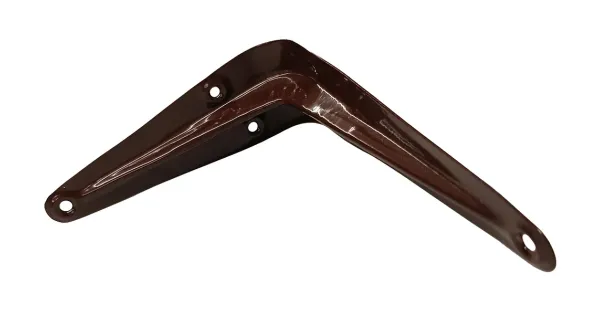WSPORNIK PÓŁKI BRĄZOWY WZMOCNIONY 125x100 PODPORA STALOWY WS125 DOMAX