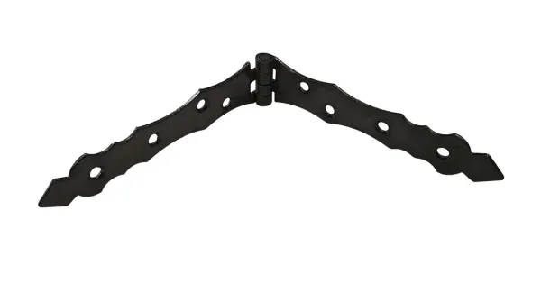 ZAWIAS OZDOBNY 34x250 CZARNY DO BRAMY I FURTKI ZOF250