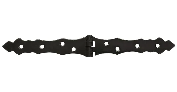 ZAWIAS OZDOBNY 34x250 CZARNY DO BRAMY I FURTKI ZOF250