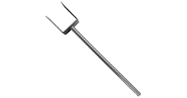 PODSTAWA SŁUPA DO WMUROWANIA PS101U/500 KOTWA DO BETONU 101x624 OCYNK M22