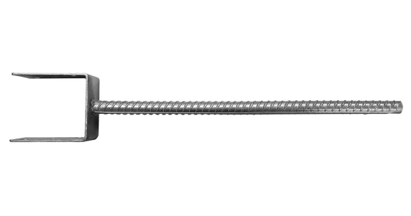 PODSTAWA SŁUPA DO WMUROWANIA PS101U/500 KOTWA DO BETONU 101x624 OCYNK M22