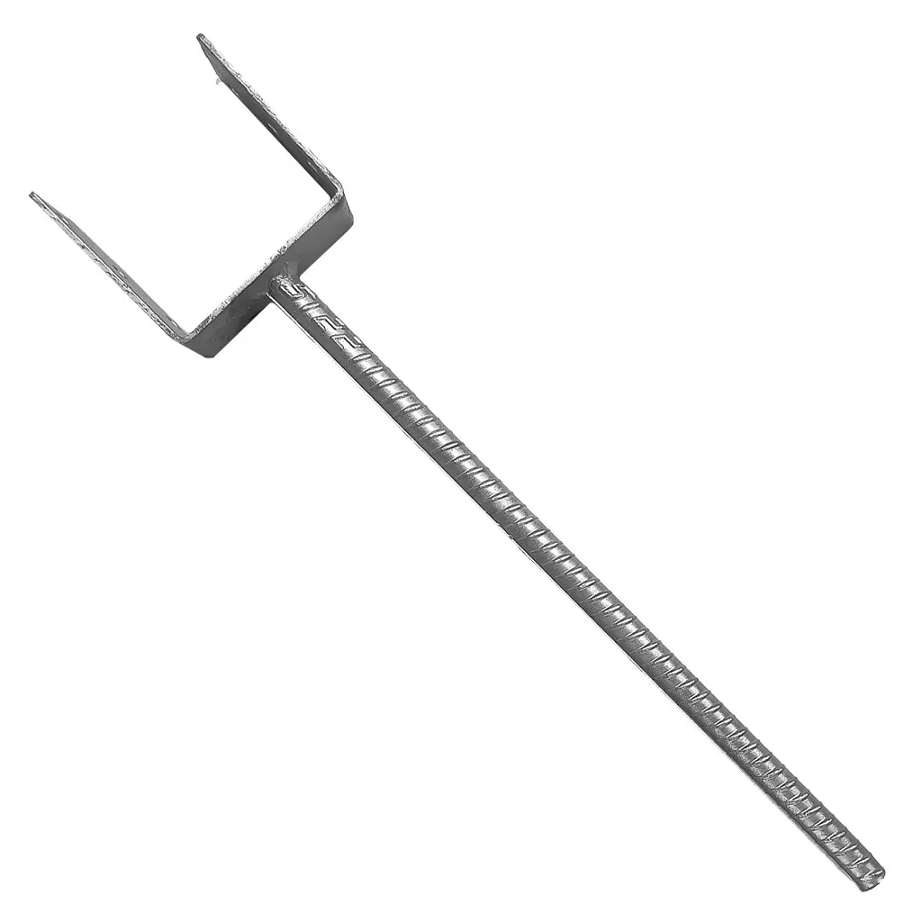 PODSTAWA SŁUPA DO WMUROWANIA PS120U/500 KOTWA DO BETONU 121x624 OCYNK M22