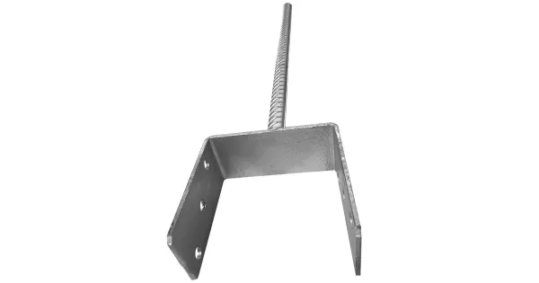 PODSTAWA SŁUPA DO WMUROWANIA PS140U/500 KOTWA DO BETONU 141x624 OCYNK M22