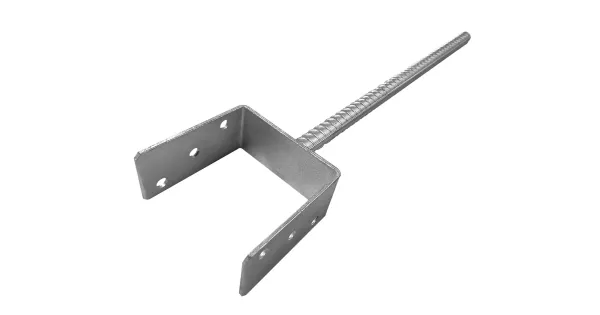 PODSTAWA SŁUPA DO WMUROWANIA PS140U/500 KOTWA DO BETONU 141x624 OCYNK M22