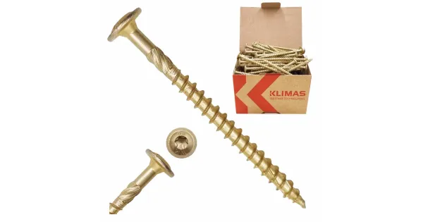 WKRĘTY CIESIELSKIE DO DREWNA TALERZOWE 6x70 TORX TX30 100szt